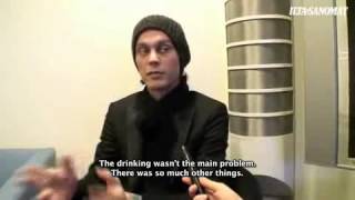 Ville Valo Talks About His Drinking English Subs [upl. by Stoops]