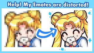 Why Your Emotes Look DISTORED at 28x28 Pixels [upl. by Eiramanit]