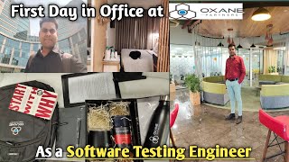 First Day in Office as a Software Testing EngineerOxane Partners [upl. by Hbahsur]