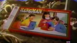 Hangman Board Game by Milton Bradley 1988 [upl. by Theurer604]