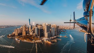 Helicopter Tour over Manhattan New York City [upl. by Hunley]