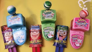 SATISFYING DUNNY DUNK LOLLIPOP amp CRAZY HAIR SQUEEZE CANDY candy satisfying short [upl. by Rebme]