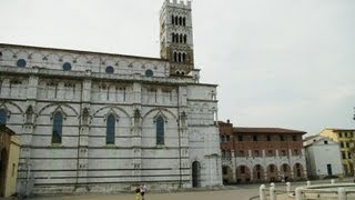 Fotos de Italia  Lucca  Duomo de San Martino  Detalles del exterior  II [upl. by Yazbak43]