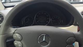 How to set the clock in a 20052009 Mercedes Benz CLK CLK350 or CLK500 [upl. by Petulia221]