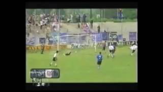 Argentino de Merlo 0  Villa Dálmine 3 Primera C Apertura 2002 Gol de Pedro Troglio de chilena [upl. by Onibas]