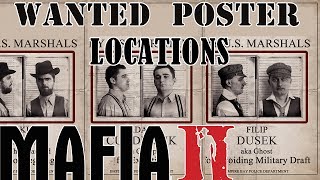 Mafia 2  All Wanted Poster locations [upl. by Robison]