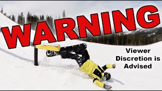 INSANE Snowboarding Crashes Compilation [upl. by Enitsahc]