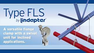 Type FLS Flange clamp with swivel unit by Lindapter [upl. by Dich453]