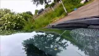 Bosch Wiper Blades Aerotwin Flat Wiper Blade Set A402S Squeaking Screeching Sound [upl. by Nalek]