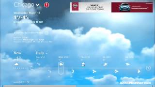 AccuWeathercom app for Windows 8 [upl. by Lavinie]