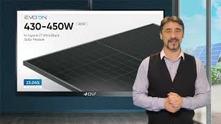 SunEvo Solar  EVO5N SE554H 430W450W Solar Module Series [upl. by Nimesay609]