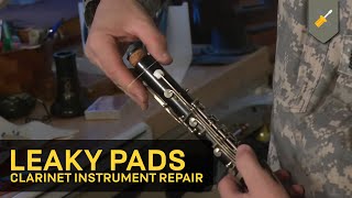 Leaky Pads Clarinet Instrument Repair [upl. by Phyllida]