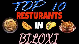 Best 5 restaurants in Biloxi  5 famous restaurants in Biloxi  top restaurant in Biloxi [upl. by Qifar846]