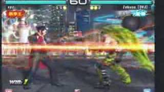 LeedyKazuya VS ZekusuDevil Jin [upl. by Kerwon132]