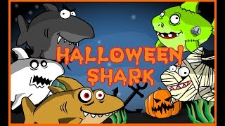 Baby Shark Versi halloween  Halloween Shark  Nursery Rhyme [upl. by Anawak]