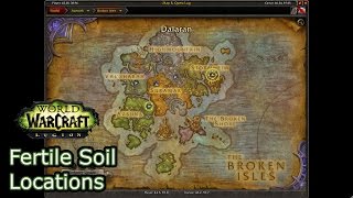 The Art Planting Seeds in the Fertile Soil and Where to Find them  World of Warcraft Legion [upl. by Ettevad]