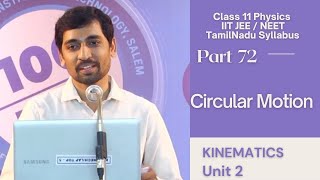 Centripetal Acceleration  Circular Motion  Unit 2 Kinematics 11th Physics  Tamil AlexMaths [upl. by Houston]