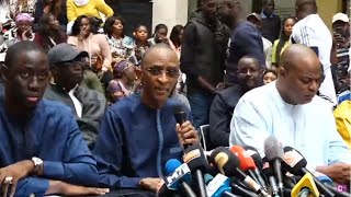 Direct Conférence de presse de la coalition Benno Bokk Yaakar [upl. by Nohsyt]