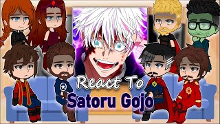 Avengers React to Satoru Gojo Part 12 Gacha React  Full Video [upl. by Aitnic]