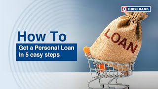 Get Personal Loan Online In 5 Easy Steps  How To Get Instant Personal Loan Online HDFC Bank [upl. by Theodoric]