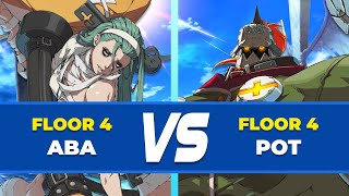 GGST Floor 4 ▶ Potemkin vs ABA  Guilty Gear Strive Low Level Gameplay [upl. by Teloiv]