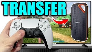 How to Transfer PS5 Games to External Hard Drive [upl. by Samy207]