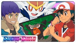 Ash and Hops FINAL Battle in Pokémon Sword amp Shield [upl. by Abdel]