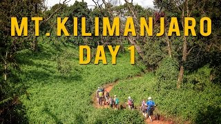 Kilimanjaro  Lemosho Route  Day 1 [upl. by Hector680]