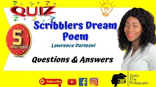 Quiz Scribblers Dream  Questions and Answers  Lawrence Darmani [upl. by Avehstab]