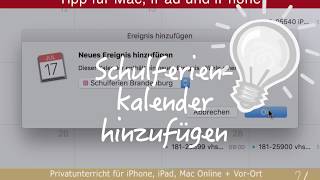 App Tipp Kalender SchulferienKalender laden [upl. by Ike]