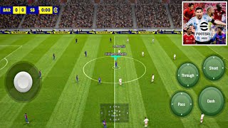 EFOOTBALL 2022 MOBILE  FIRST GAMEPLAY [upl. by Aronael295]