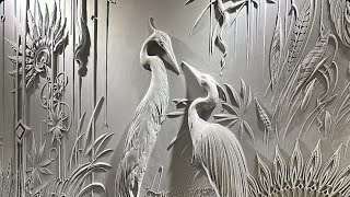 1080 p  ARTIST GOGA TANDASHVILI  BAS RELIEF SCULPTURE [upl. by Aicek]