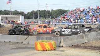 Monroe County Fair Demolition Derby [upl. by Aznaed]