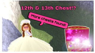 12th amp 13th Chest in Divinia Park  Roblox Royal High [upl. by Nonnerb]