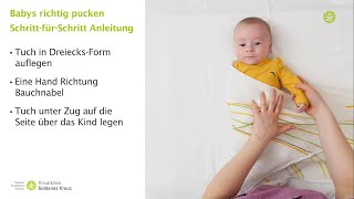 Ihr Baby richtig pucken – Privatklinik Goldenes Kreuz [upl. by Sikes]