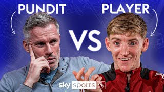 JAMIE CARRAGHER vs ANTHONY GORDON ULTIMATE QUIZ  Player vs Pundit 🏆 [upl. by Enelyam644]