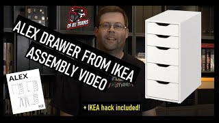 Alex drawer from IKEA  assembly video [upl. by Ettebab381]