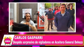 Timbúes Sorpresivo despido de vigiladores por parte de Aceitera General Deheza [upl. by Prisilla]