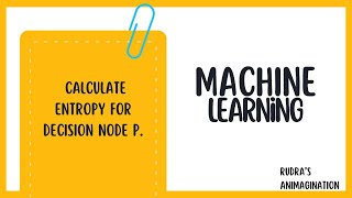 U3  Q2  Calculate Entropy for Decision node P [upl. by Tessy917]