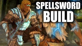 Skyrim SE Builds  The Spellsword  Warrior Mage Build [upl. by Elagiba]