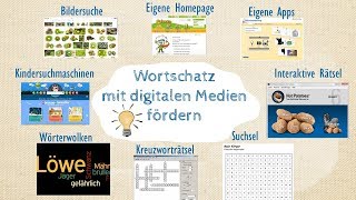 Wortschatz mit digitalen Medien fördern 8 kostenlose Tools für Ihren Unterricht [upl. by Kered]