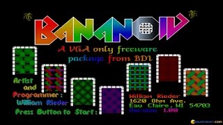 Bananoid gameplay PC Game 1989 [upl. by Imelida292]