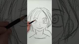 Comment dessiner un visage au fusain  How to draw a face with charcoal [upl. by Anelim]