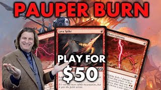 Blast Through Your Games With Pauper Burn A 50 Magic The Gathering Deck [upl. by Hadria960]