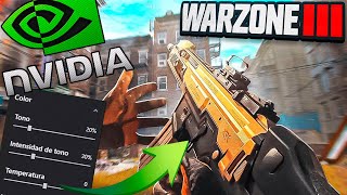 Como MEJORAR los colores en WARZONE 3✅💣  Filtros NVIDIA 2024 💣✅ [upl. by Mok]