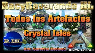 ✅Ubicacion de Todos los Artefactos Ark Crystal Isles  Ark Survival Evolved🌏 [upl. by Josh]