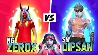 ZEROX vs DIPSAN 😱 NG HIGHLIGHTS 🔥 Garena free fire [upl. by Sindee]