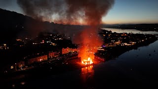 Shaldon Devon UK bonfire and fireworks 2024 [upl. by Rehptosirhc]