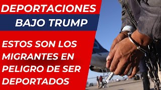 IMPORTANTE ¿qué migrantes están en peligro de deportación una vez que Trump asuma la presidencia [upl. by Awhsoj]