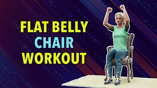 DAILY CHAIR WORKOUT FOR SENIORS TO LOSE BELLY FAT [upl. by Alleciram]